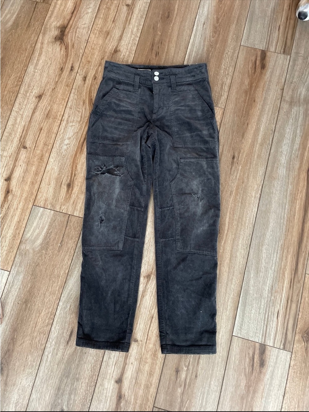 Pilcro Anthropologie The Wanderer Corduroy Cargo Pants 26